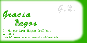 gracia magos business card